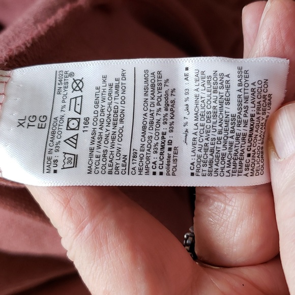 Old Navy XL Long-Sleeve Midi Sweatshirt Shift Dress - Picture 8 of 8